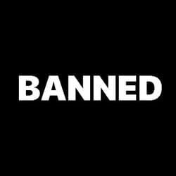 BANNED logo