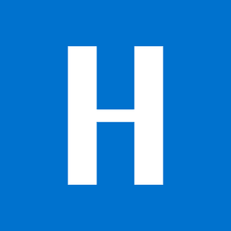 H logo