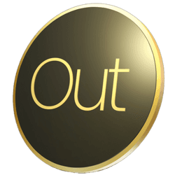 OUT logo