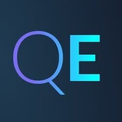 QE logo