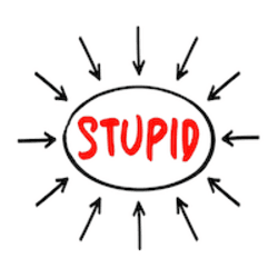 STUPID logo