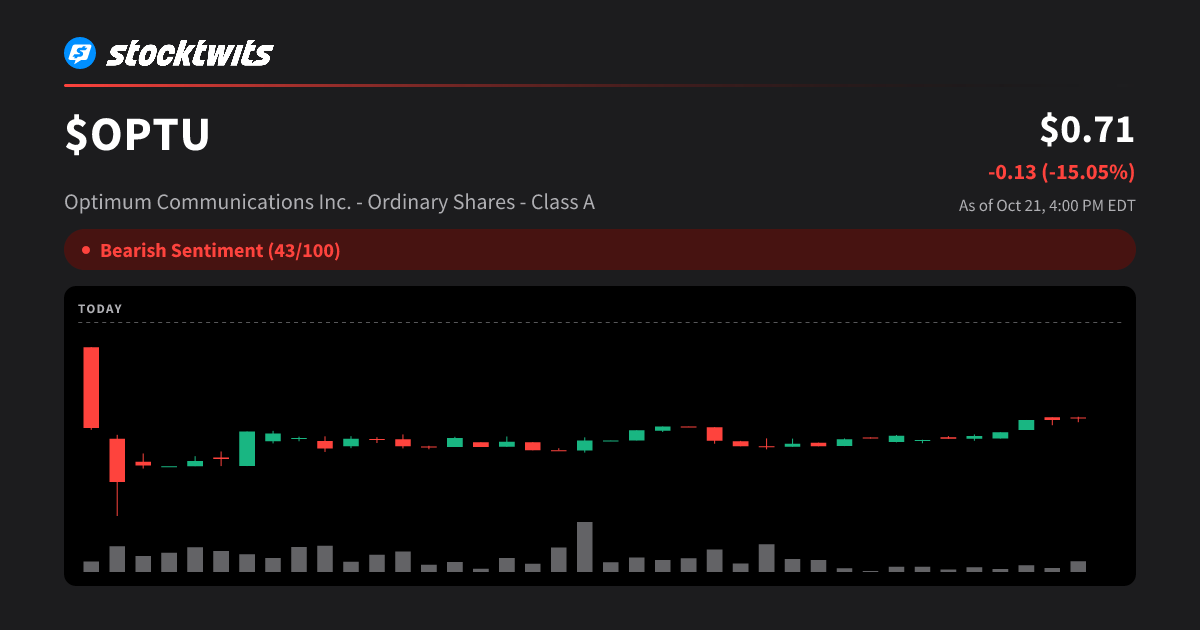 OPTU: Optimum Communications Inc. - Ordinary Shares - Class A Latest ...